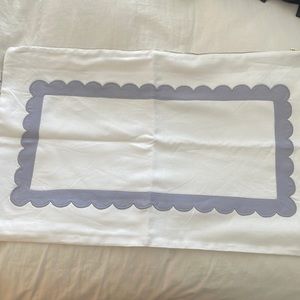 Caitlin Wilson 16x26 lilac scallop trim pillow case